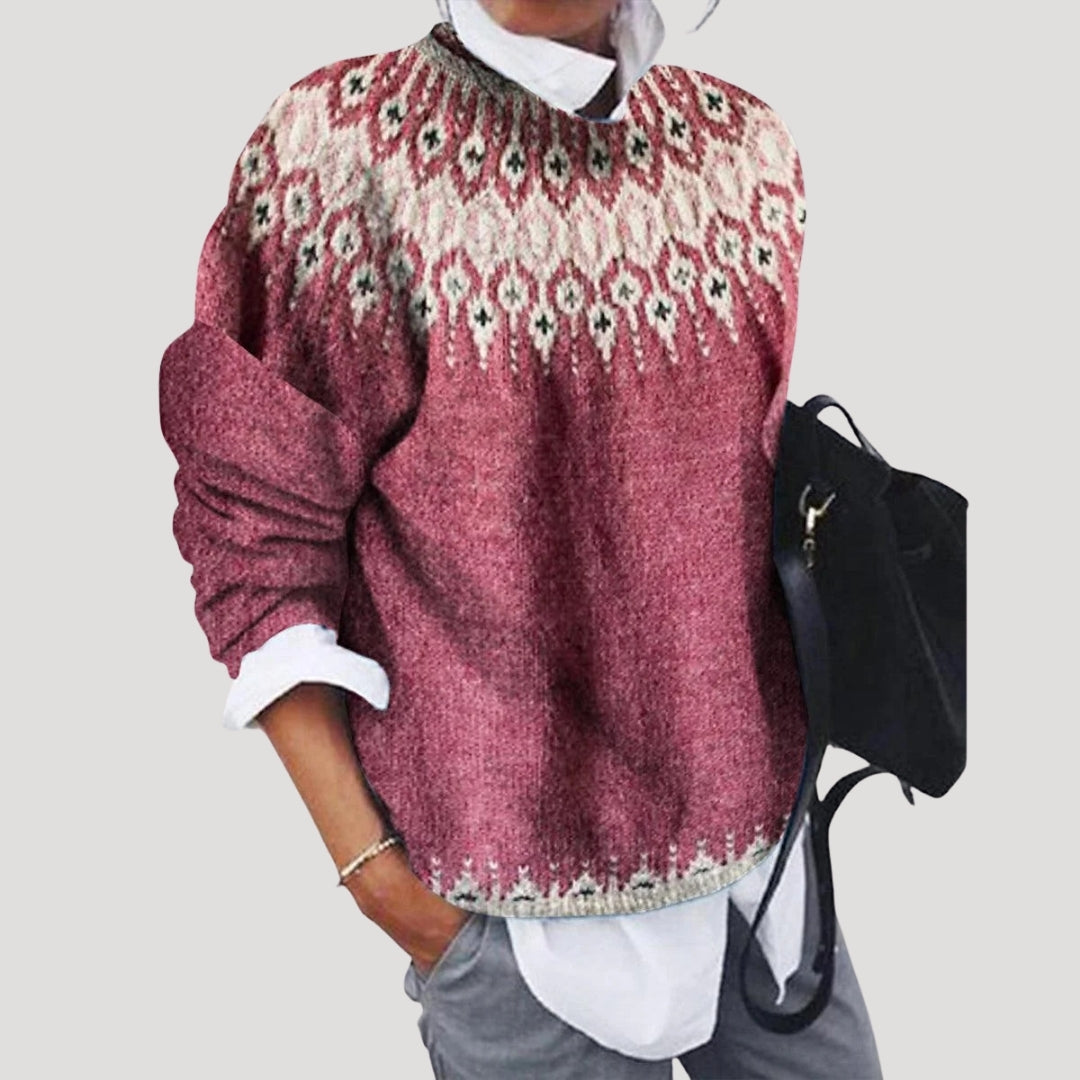 Cozy Women's Cable Knit Winter Sweater