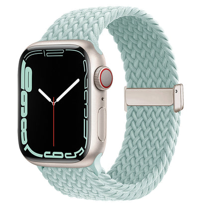 Stylish Braided Nylon Keychain with Strong Magnet Closure