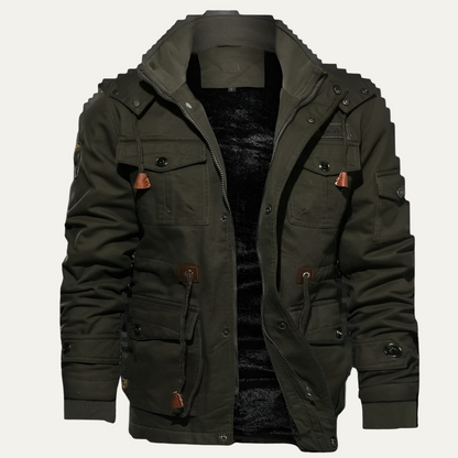 Men’s Fleece Fur Lined Cotton Jacket