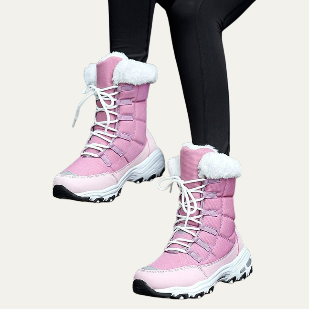 Women’s Insulated High Top Winter Boot with Faux Fur Collar
