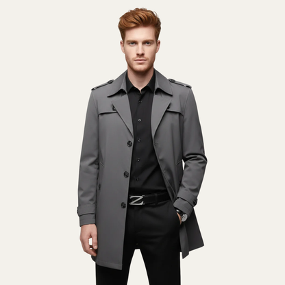 Men’s Classic Short Trench Coat