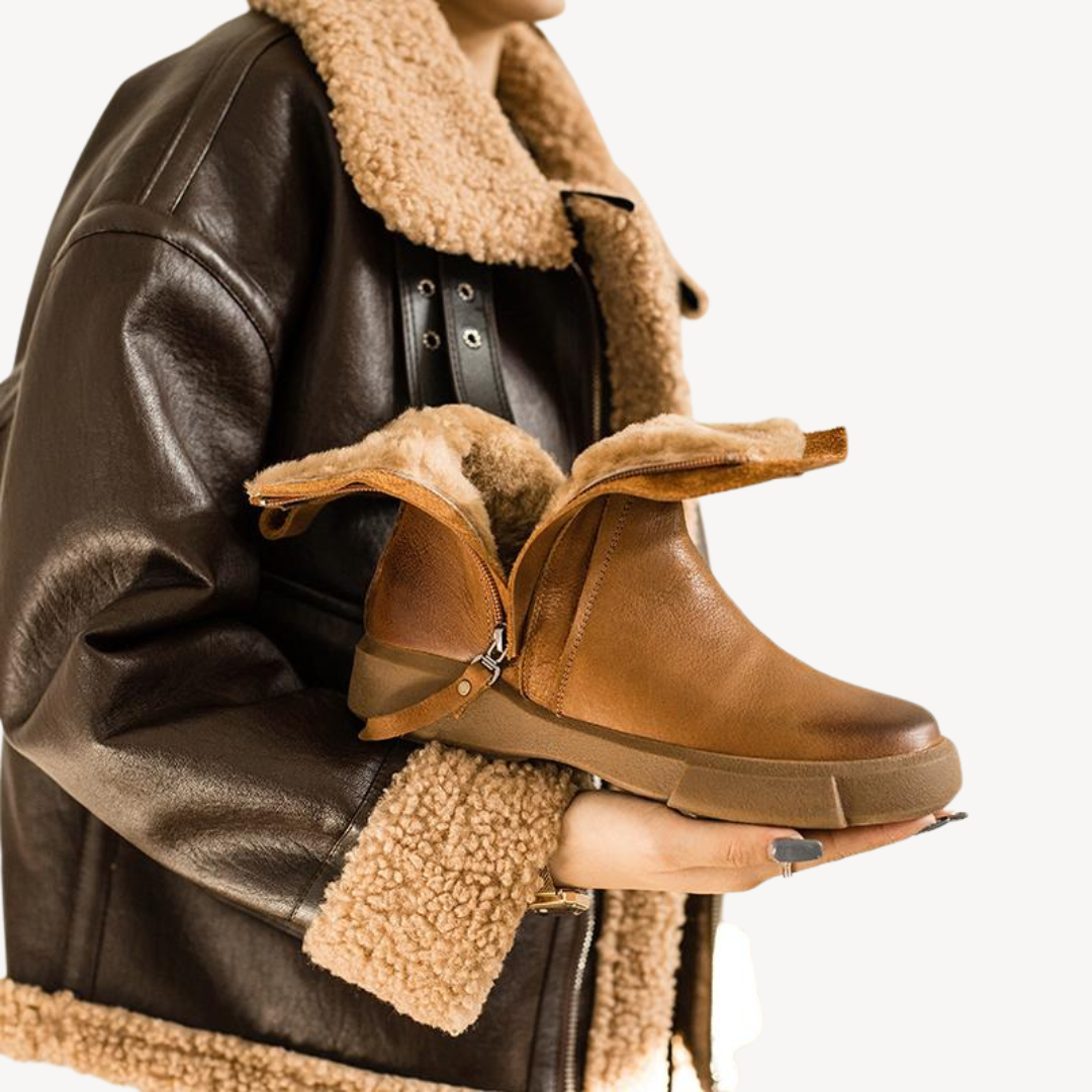 Orthopedic Fleece-Lined Boots for Women