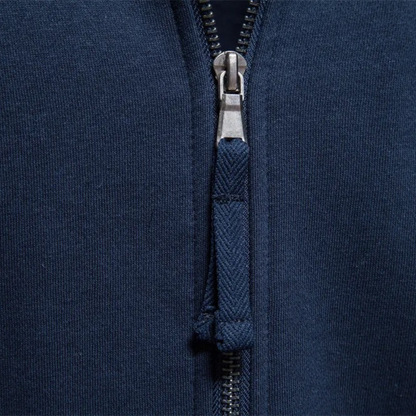 The Carmarthen Men's Zip Up Casual Cotton Jacket with Pockets