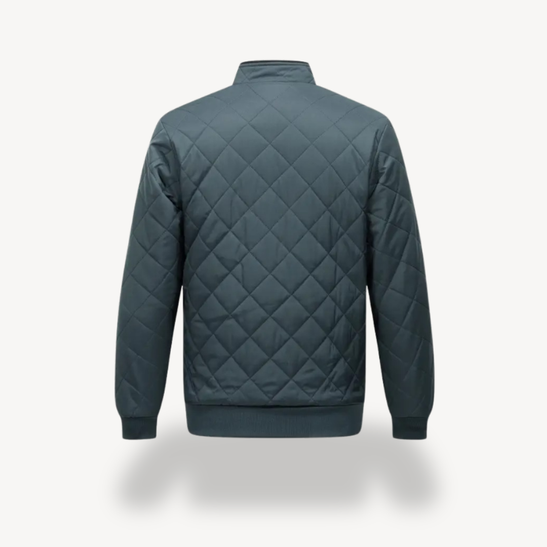 Men's Quilted Sherpa Lined Jacket