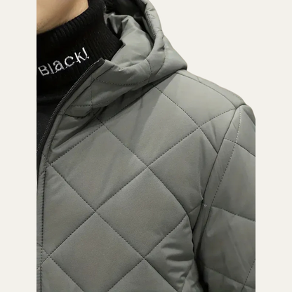 Men’s Modern Hooded Quilted Puffer Jacket