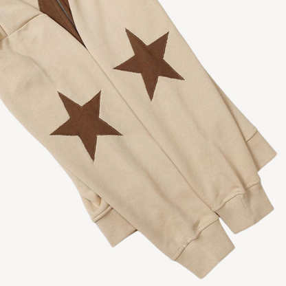 Men's Star Zip-Up Hoodie