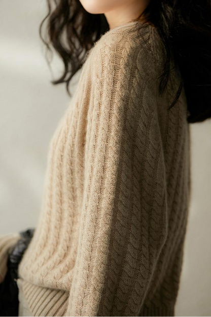 Romy | Women's V-Neck Knit Sweater