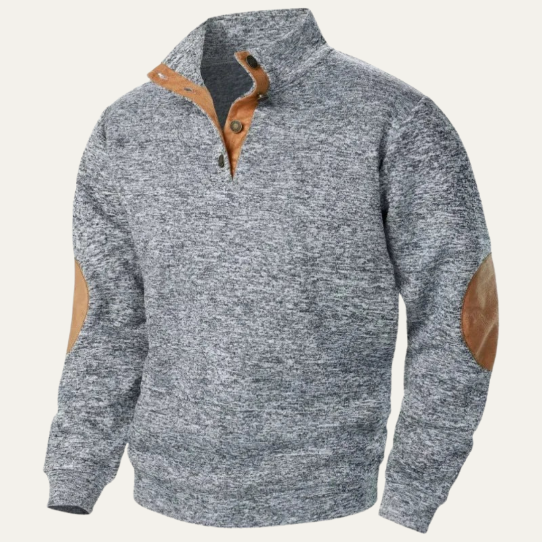 Men’s Casual Mock Neck Sweater