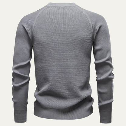 The Anglesey Men's Casual Knitted Crew Neck Jumper