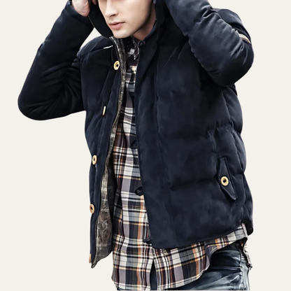 Men’s Hooded Multi Pocket Insulated Puffer Jacket