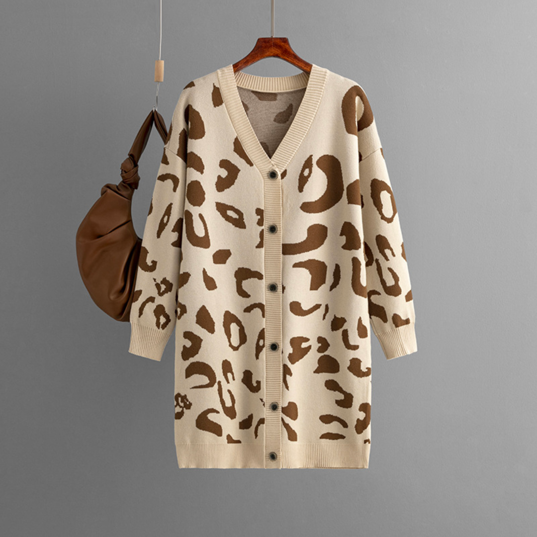 Soft Leopard Cardigan for Women