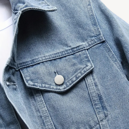Light Blue Denim Jacket for Men