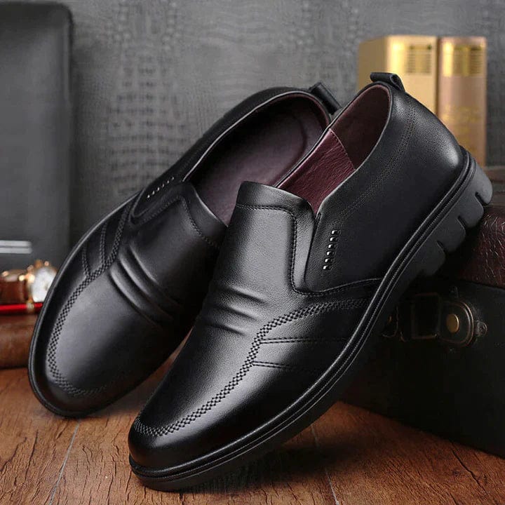 Classic Leather Dress Shoes - BritishElegance