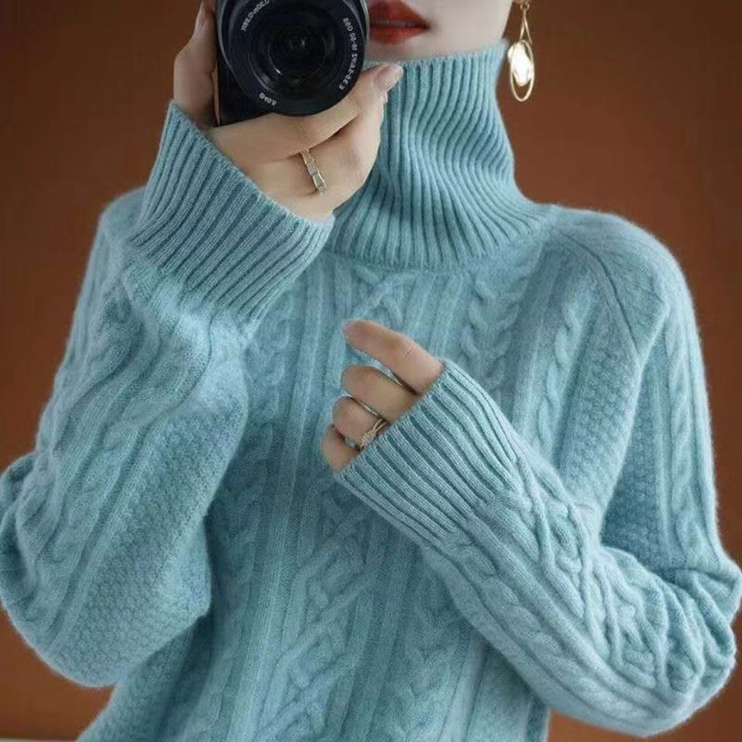 Judy | Women's Knitted Sweater | Turtleneck | Warm