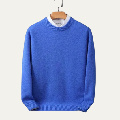 Men’s Classic Plain Knit Crew Neck Sweater