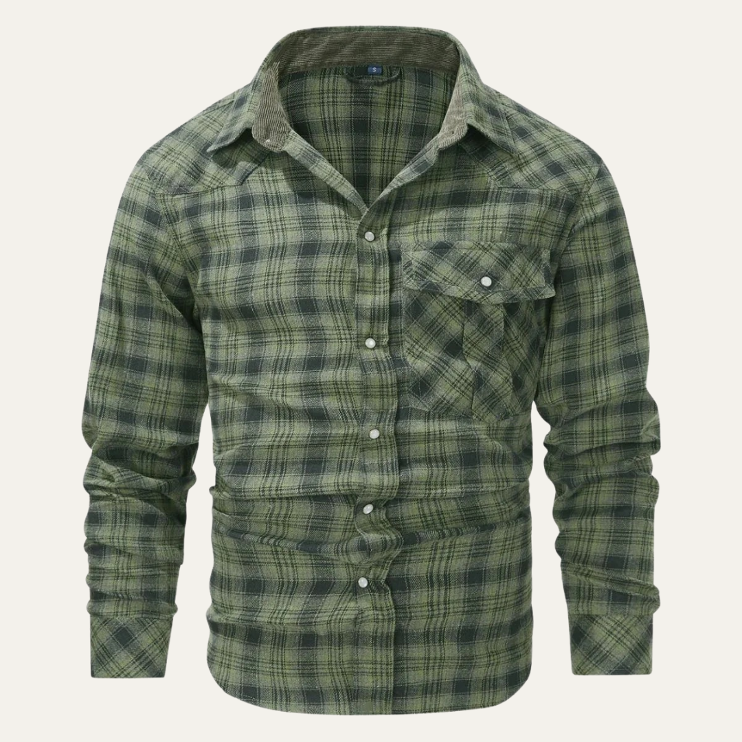 Men’s Classic Plaid Flannel Shirt