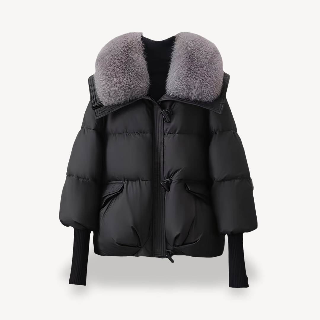 Women’s Faux Fur Collar Puffer Jacket