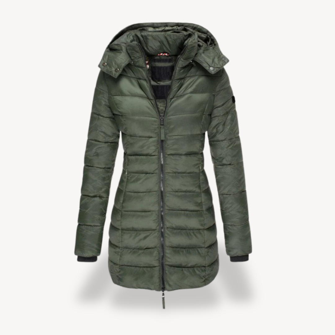 Women's Puffer Jacket with Hood