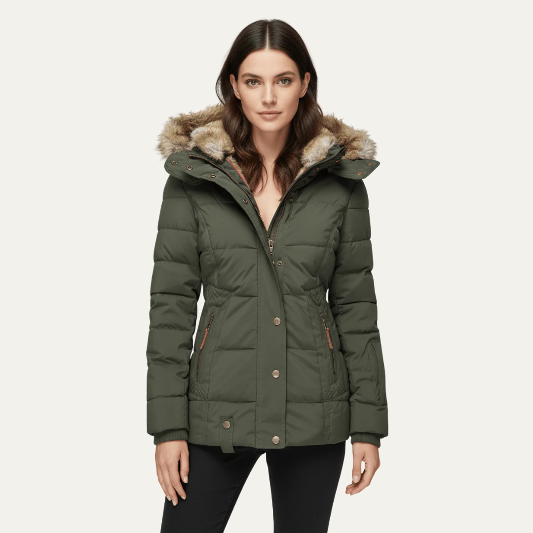 Women’s Luxe Faux Fur Puffer Jacket