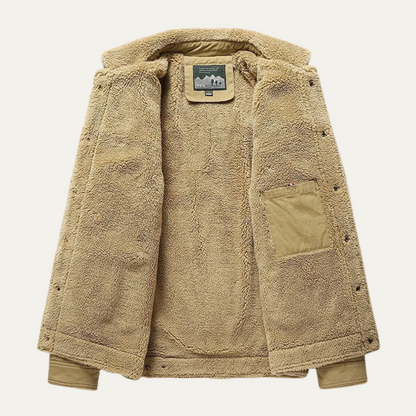 The Warwick Men’s Warm Fleece Lined Outdoor Winter Jacket