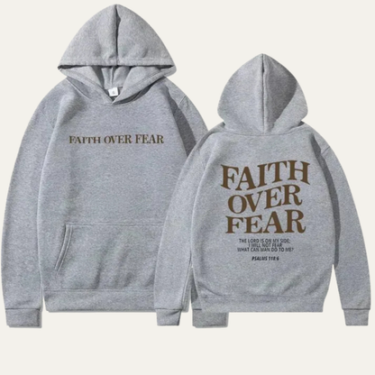 Men’s Religious Verse Print Pullover Hoodie