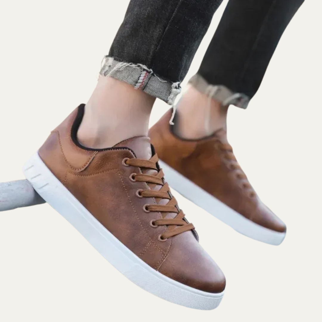 Men’s Classic Burnished Casual Sneakers