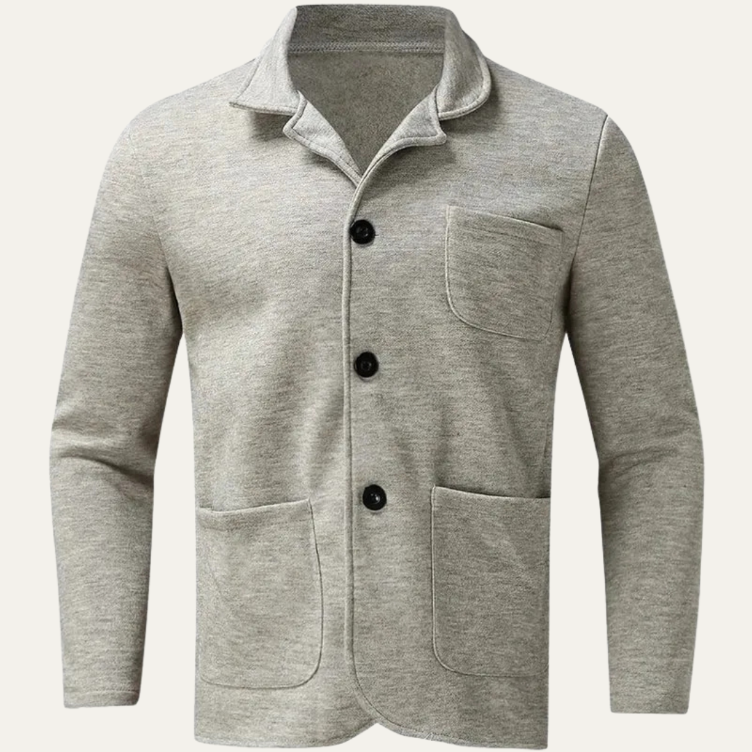Men’s Relaxed Button Front Overshirt Jacket