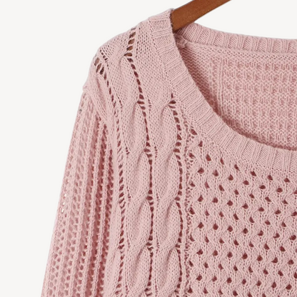 Cable Knit Sweater Dress for Women