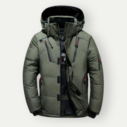 Men’s Insulated Quilted Hooded Puffer Jacket