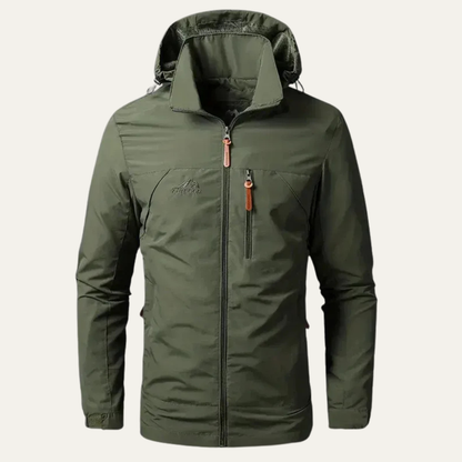 Men’s Technical Hooded Windbreaker Jacket