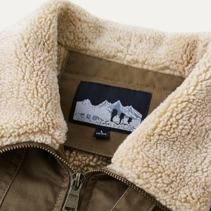 The Ironbridge Men’s Warm Winter Fleece Bomber Jacket