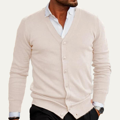 Men’s Classic Button Front Cardigan