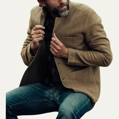 Men’s Relaxed Fit Shawl Collar Cardigan Jacket