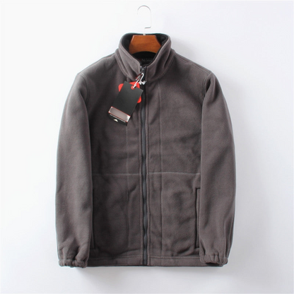 Men’s Soft High Collar Fleece Jacket