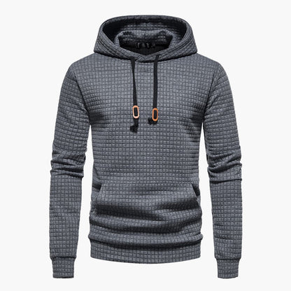 Warm Mens Graphic Hooded Sweatshirt for Winter