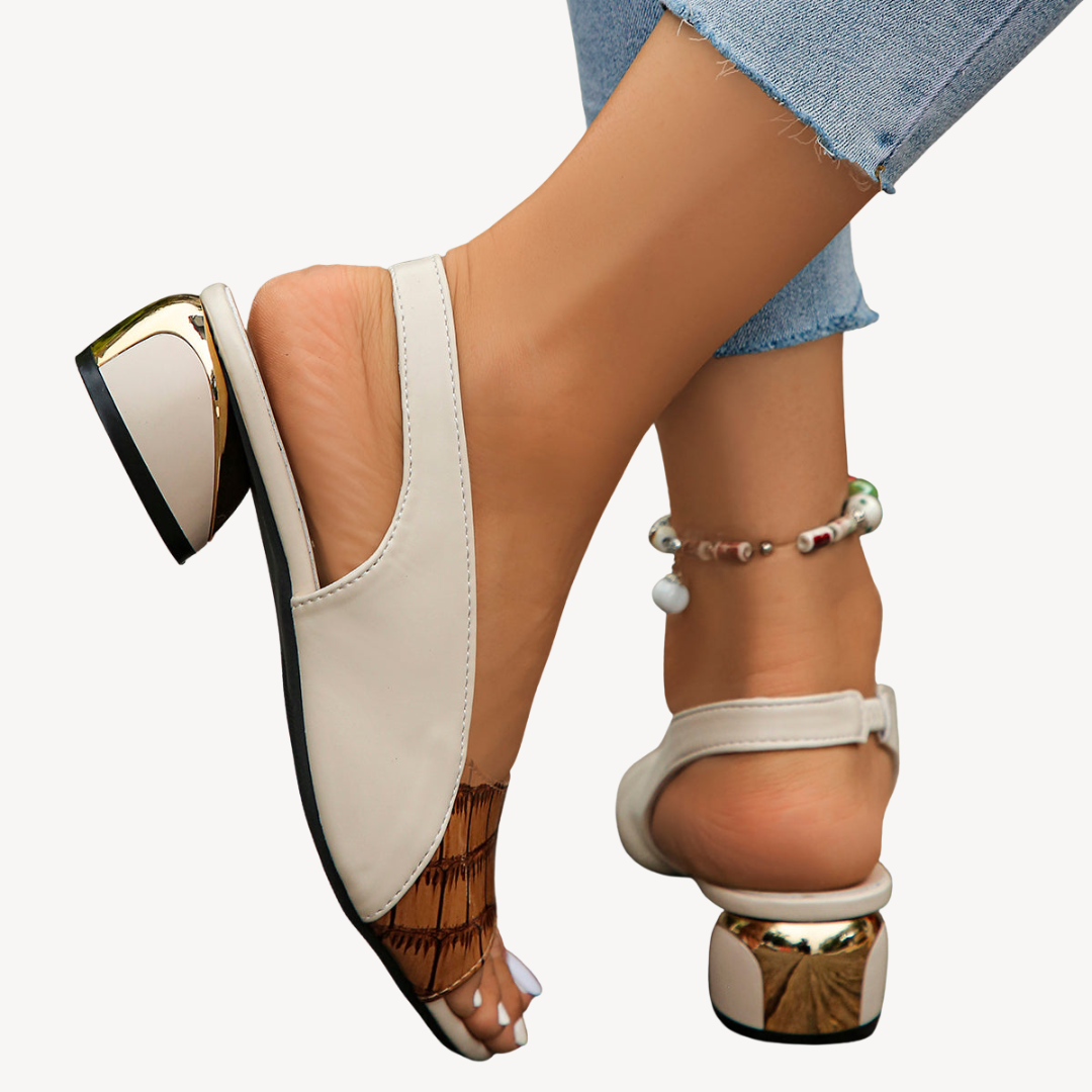 Orthopedic Slingback Heeled Sandals for Women