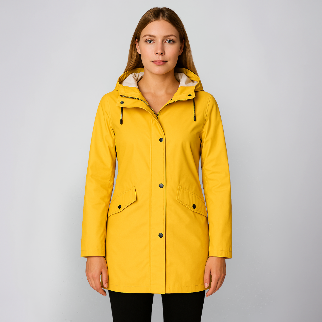 Margaux | Raincoat - Waterproof Hooded Outerwear for Women