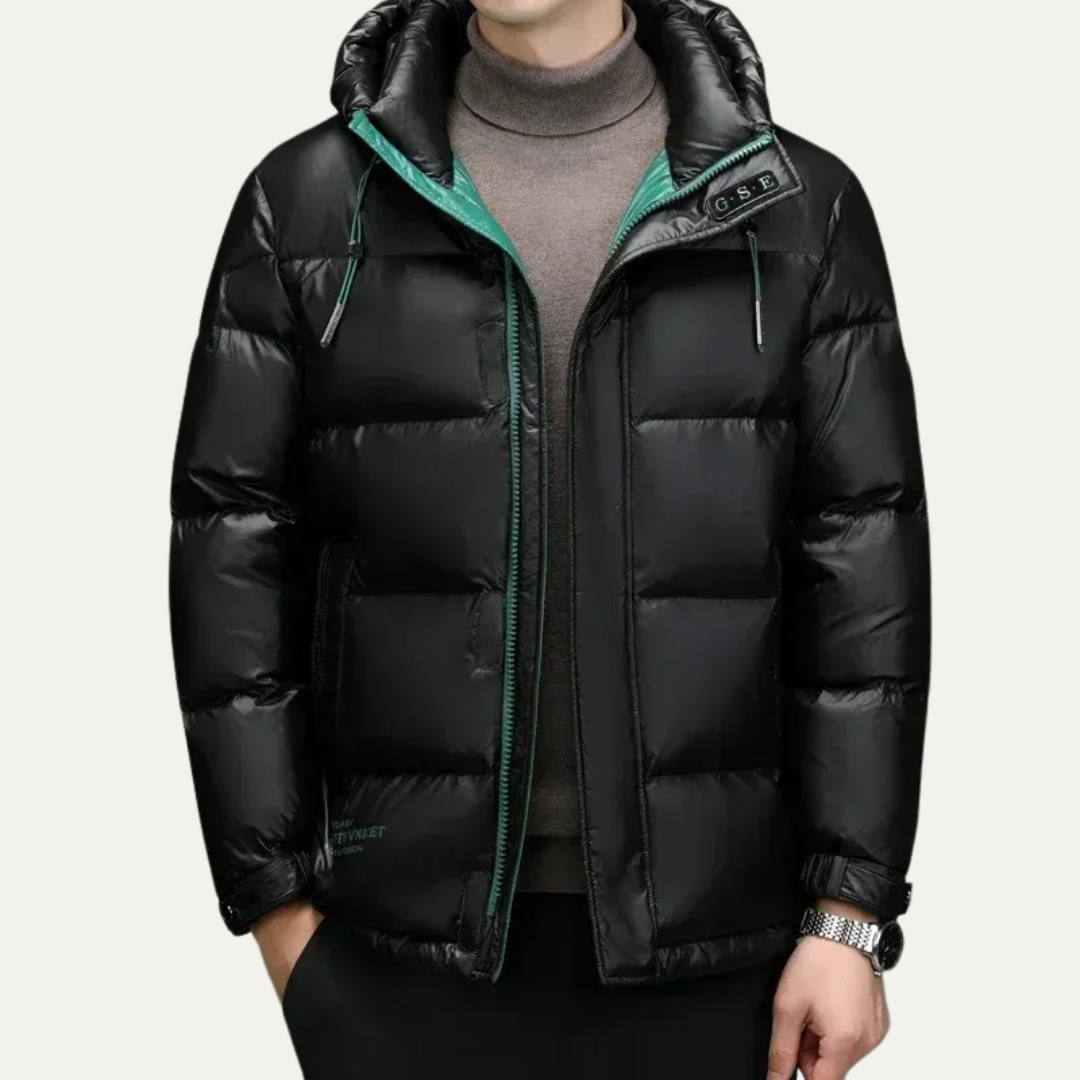 Men’s Hooded Puffer Insulated Jacket
