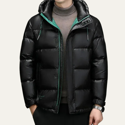 Men’s Hooded Puffer Insulated Jacket