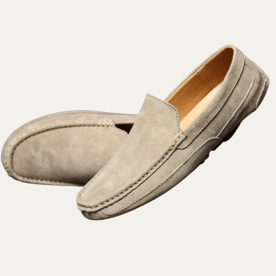 Men’s Classic Suede Penny Driving Loafers