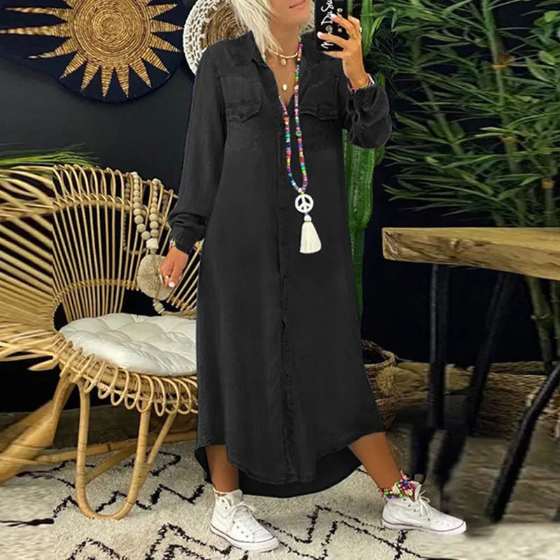 Beverly | Comfortable Denim Dress