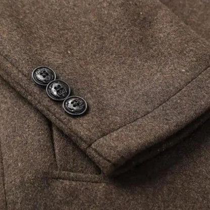 Men’s Double Layer Light Coat with Quilted Inner Vest
