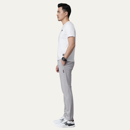 Men’s Slim Fit Flat Front Stretch Pants