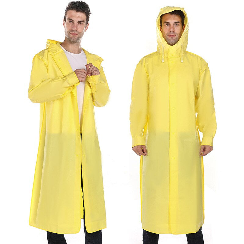 Waterproof Mens Hooded Rain Jacket For Hiking