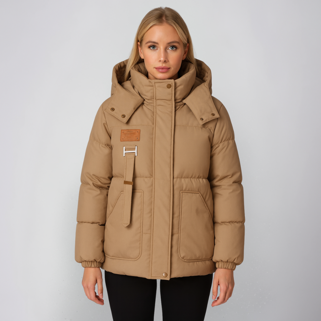 Athena | Winter Jacket - Casual Lace-Detail Outerwear for Women