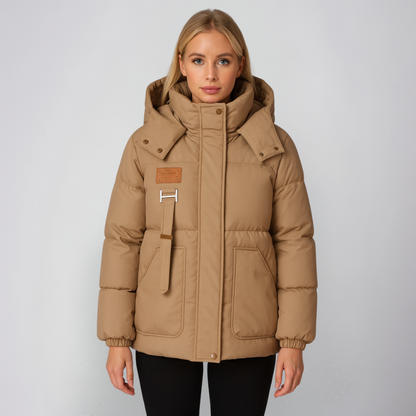 Athena | Winter Jacket - Casual Lace-Detail Outerwear for Women