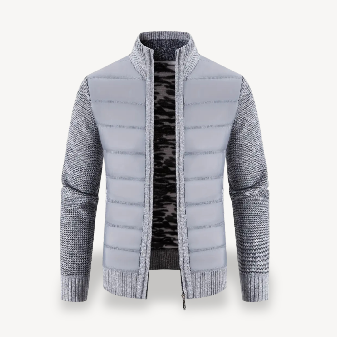 Men's Knitted Hybrid Puffer Jacket