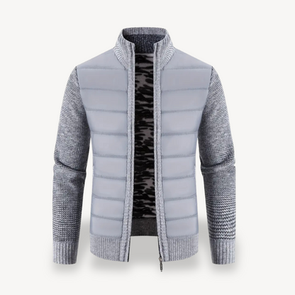 Men's Knitted Hybrid Puffer Jacket