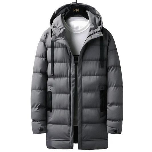 Warm Winter Puffer Coat for Men - BritishElegance