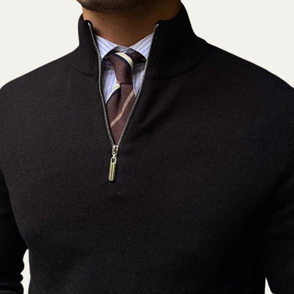 Men’s Classic Half-Zip Pullover Sweater